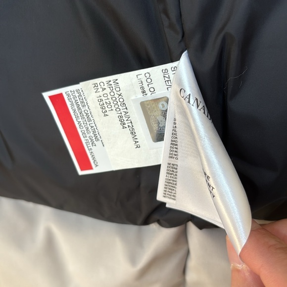 Canada Goose NWT Men's Langford Heritage Parka Jacket Size L Limestone w Fur - Picture 7 of 10